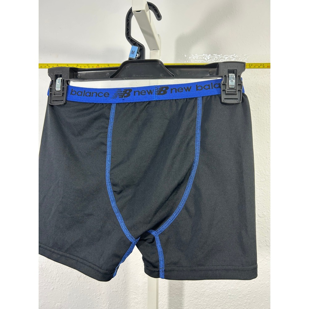 New Balance Mens Boxer Briefs Black Blue Performance Athletic Underwear NB6011-4